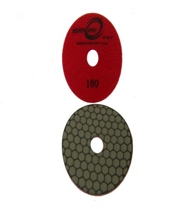 Hurricane 4"/100 DRY Polishing Pad