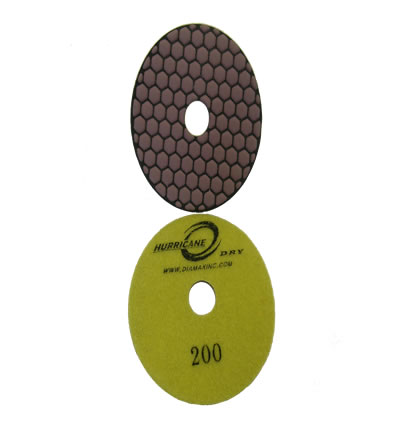 Hurricane 4"/200 DRY Polishing Pad