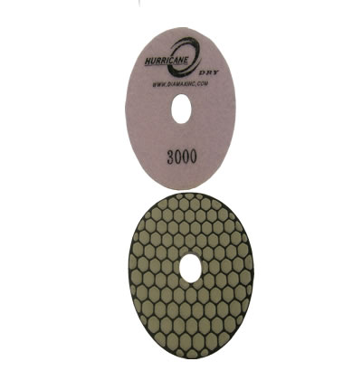 Hurricane 4"/3000 DRY Polishing Pad