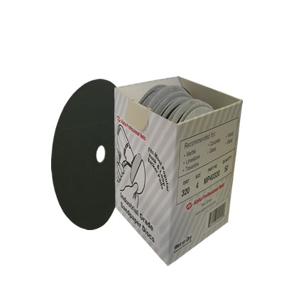 Sandpaper Hook & Loop 4" #320 ALPHA