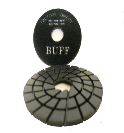 Spiral 3"/BBLACK WET Polishing Pad CYCLONE