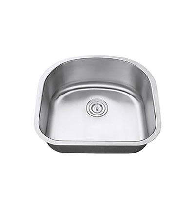 Undermount D-STYLE Sink 18G 23.1/4"x20.7/8"