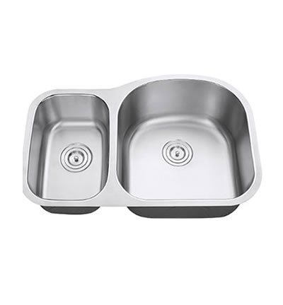 Undermount 30/70 Sink 18G 31.3/8"x18"