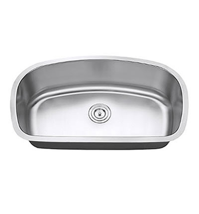 Undermount XLARGE Single Sink 18G 31.1/2"x18.1/8"x9" Depth