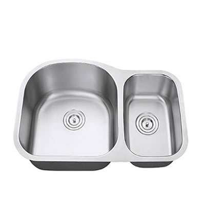 Undermount 70/30 Sink 18G 31.1/2"x20.1/2"x 9" Depth