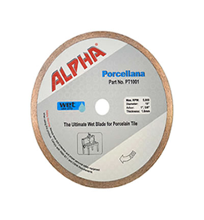 Blade for Porcelain 10" Port rail saw ALPHA