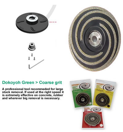 DOKOYOH Coarse D.125 W 5/8" Green GHINES