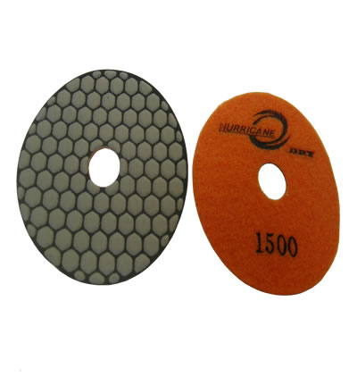 [HDP41500] Hurricane 4"/1500 DRY Polishing Pad