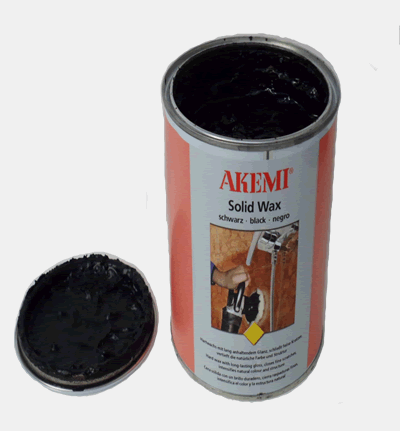 [ICCARE11905] Wax BLACK 900ml Solid AKEMI