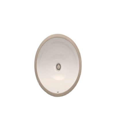 [OV1512-B] Ceramic BEIGE Oval Small Sink 15"x12"x7.1/2" Depth