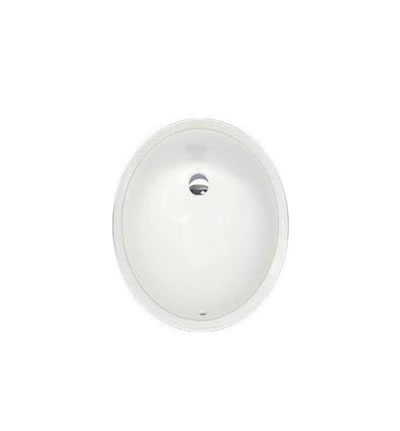 [OV1512-W] Ceramic WHITE Oval Small Sink 15"x12"x7.1/2" Depth