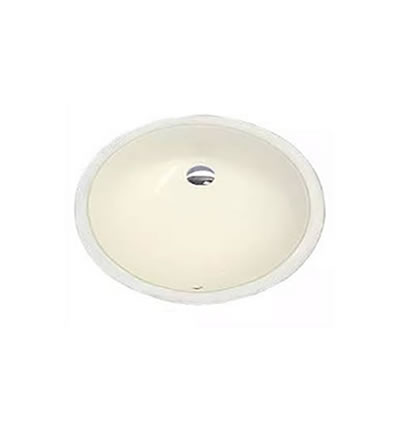 [OV1714-B] Ceramic BEIGE Oval Sink 17"x14"x8" Depth