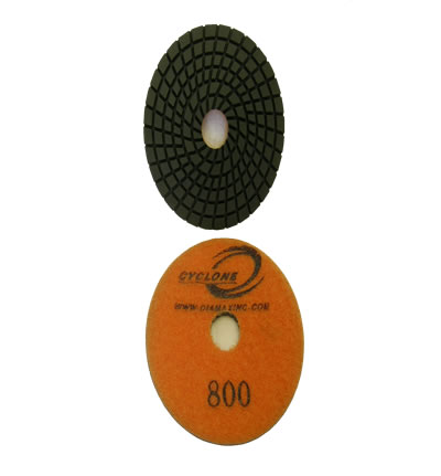 [PD3800SF] Spiral 3"/800 WET Polishing Pad CYCLONE