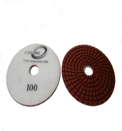 [PD4100SF] Spiral 4"/100 WET Polishing Pad CYCLONE