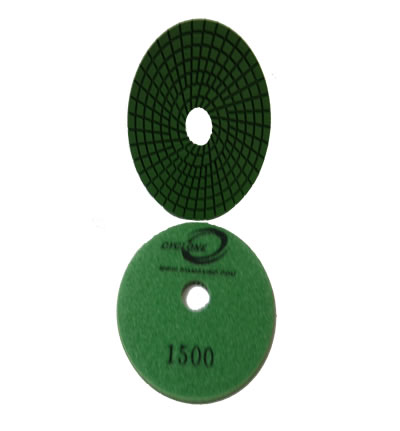 [PD41500SF] Spiral 4"/1500 WET Polishing Pad CYCLONE