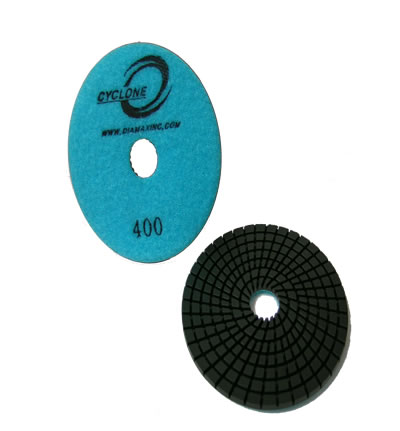 [PD4400SF] Spiral 4"/400 WET Polishing Pad CYCLONE