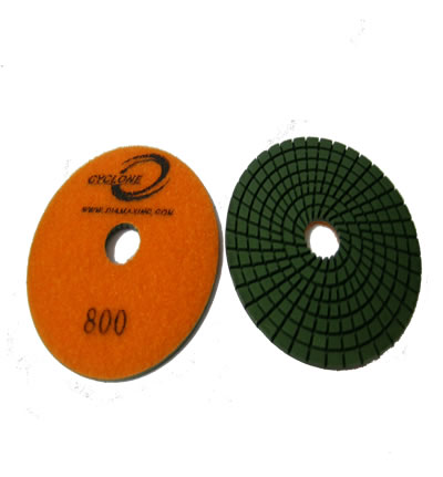 [PD4800SF] Spiral 4"/800 WET Polishing Pad CYCLONE