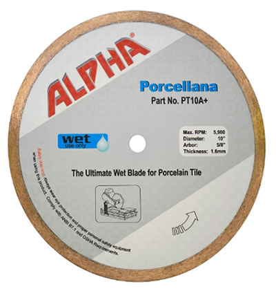 [PT10A+] Blade for Porcelain 10" ALPHA