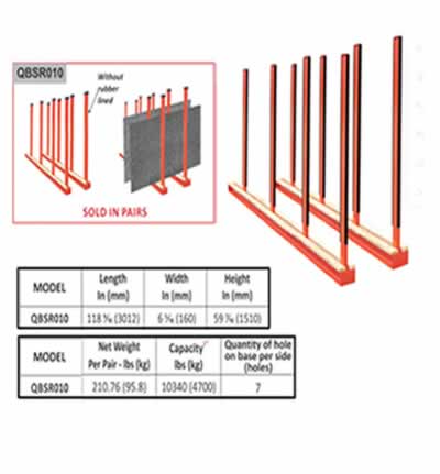 [QBSR010R-B] Rack for Slab Bundle Set(2pcs) QLI ABACO