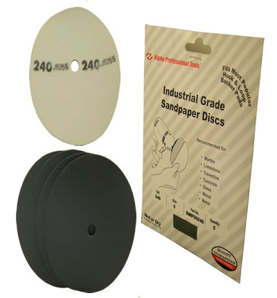 [SMP50240] Alpha Sandpaper 5PK 5" #240