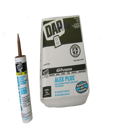 [DAP18122] Alex Plus CEDAR TAN Caulk Box(12pcs)