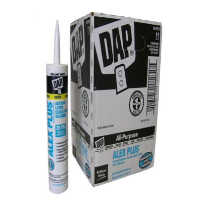 [DAP18152] Alex Plus WHITE 35 YRS Caulk Box(12pcs)